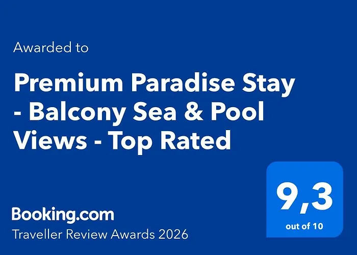 Apartman Premium Paradise - Balcony Sea & Pool Views - Rated Costa Adeje (Tenerife)